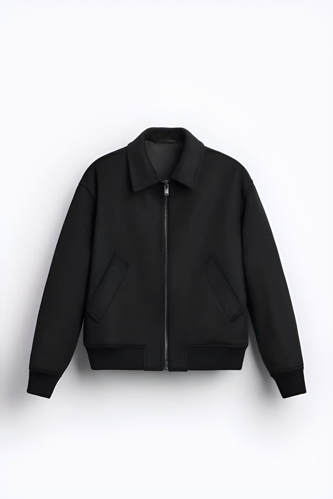 Herren farbenfrohe Fleece-Bomberjacke mit seitlichen Taschen EB