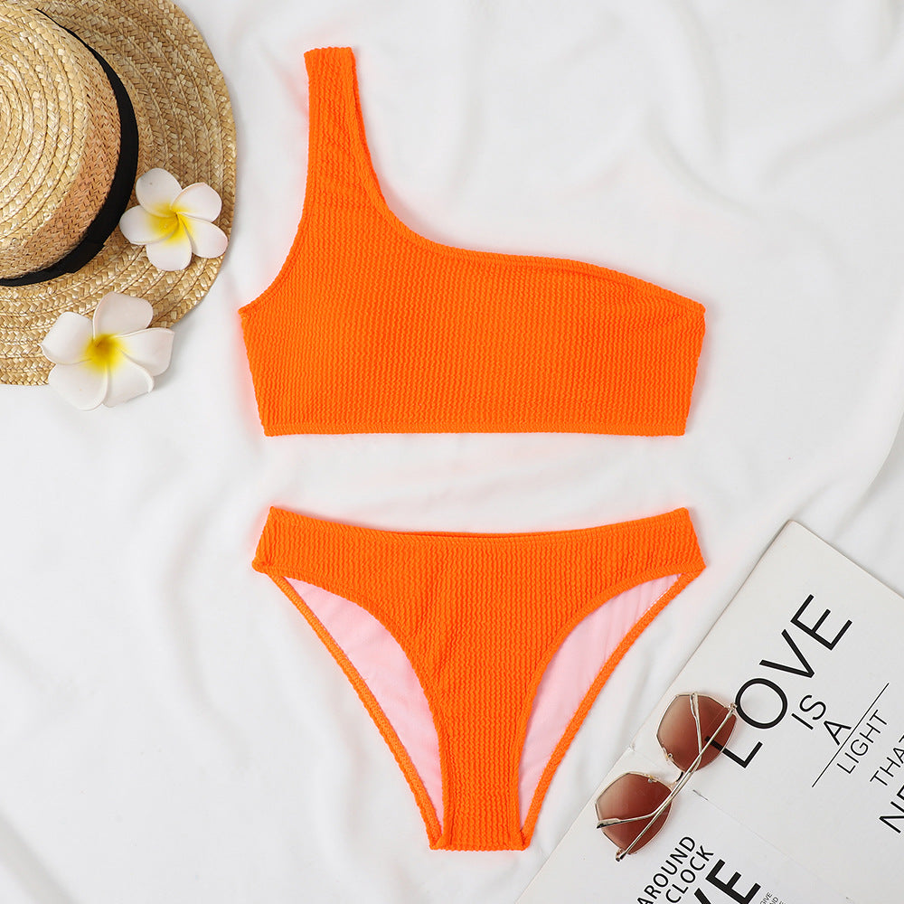 Damen Triangel-Bikini mit asymmetrischem Schnitt und aufregendem Design EB