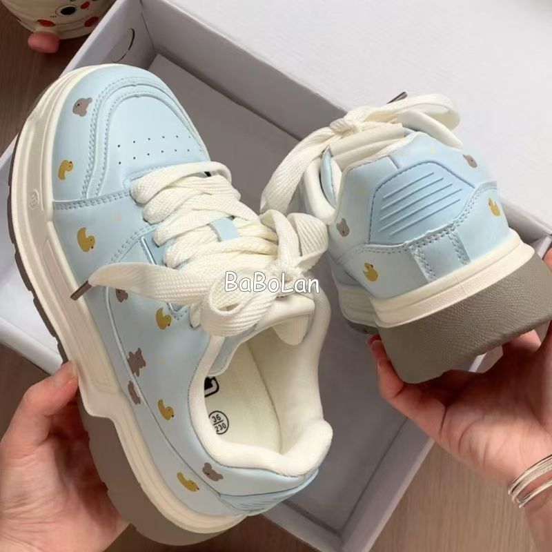 Damen Sneaker mit tierischen Motiven und bequemer Dämpfung EB