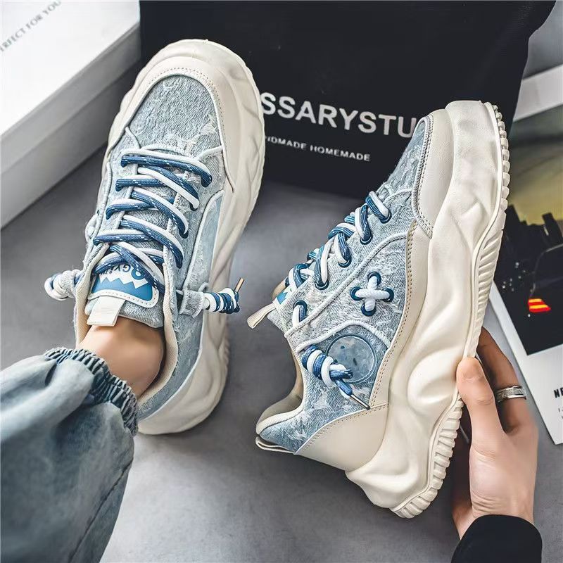 Damen Modische Sneakers mit dämpfender Laufsohle und auffälligem Design EB