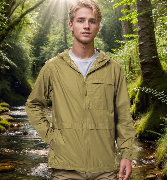 Herren winddichte Outdoor-Jacke EB