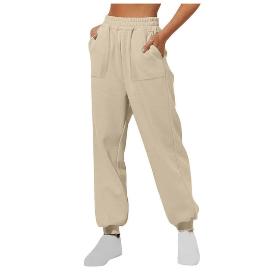 Damen lässige Freizeithose mit hohem Bund EB