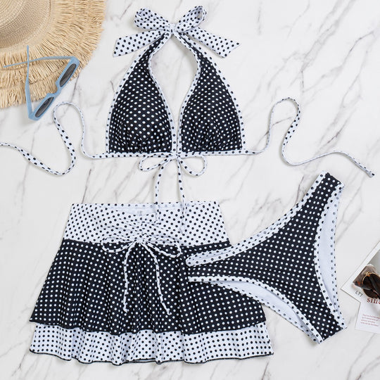 Damen Bikiniset mit modischem Dots-Design EB