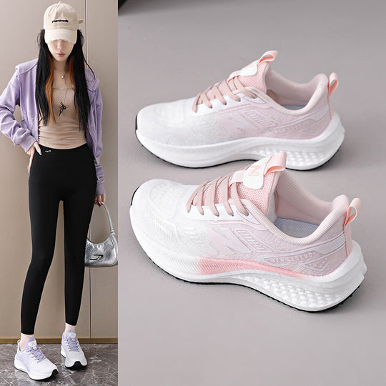Damen Sportliche Laufschuhe mit atmungsaktivem Mesh-Obermaterial und dämpfendem Sohlenprofil EB