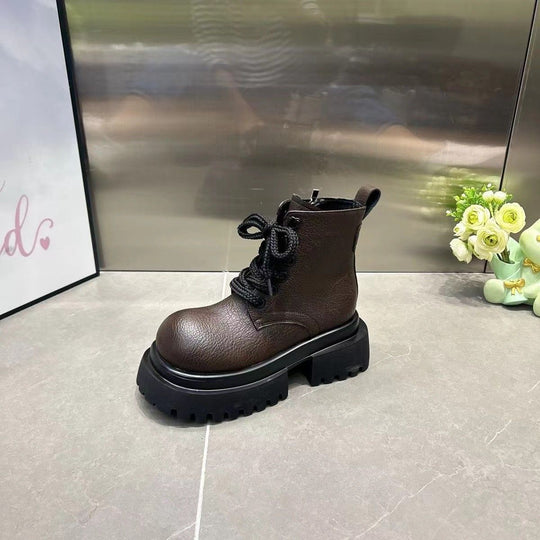 Damen robuste Stiefeletten mit rutschfester Sohle und modischem Design EB