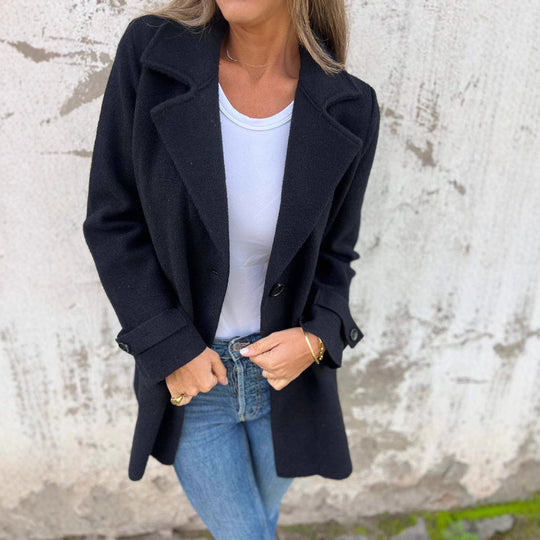 Damen modische Oversized-Manteljacke EB
