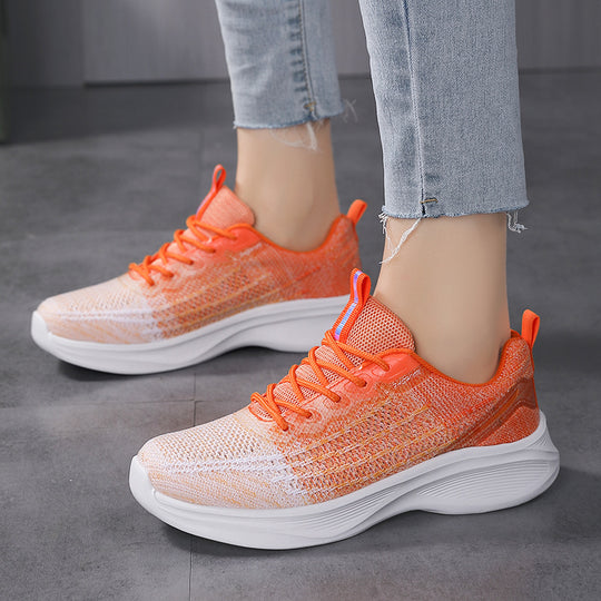 Damen Sportliche Laufschuhe mit atmungsaktiver Mesh-Konstruktion und bequemer Dämpfung EB
