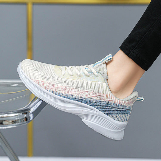 Damen Sportliche Laufschuhe aus atmungsaktivem Mesh mit flexibler Sohle EB