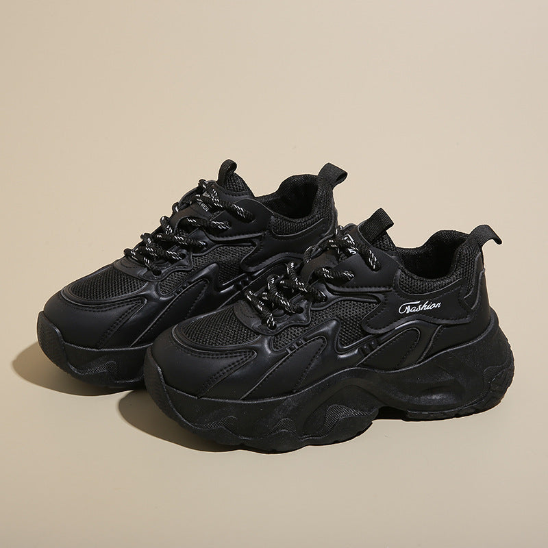 Damen Sportliche Chunky Sneakers mit atmungsaktivem Obermaterial und stabiler Sohle EB