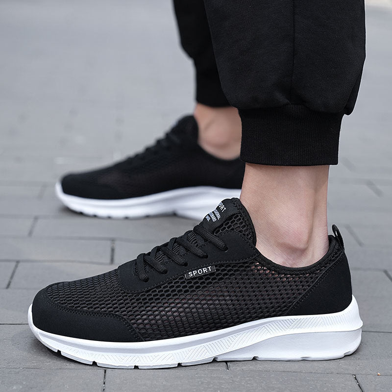 Damen Sportliche Mesh-Sneakers mit flexibler Laufsohle EB