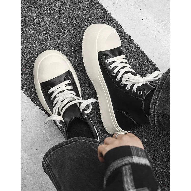 Damen Hohe Sneakers mit modischem Plateau und robustem Obermaterial EB