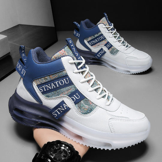 Damen Sportliche High-Top Sneakers mit innovativem Air-Sohlen-System EB
