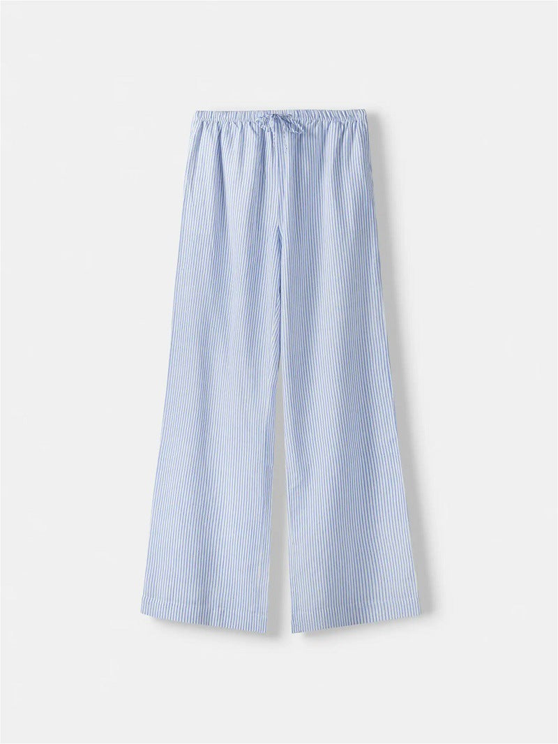 Damen Hochtaillierte Freizeithose mit breitem Bein EB