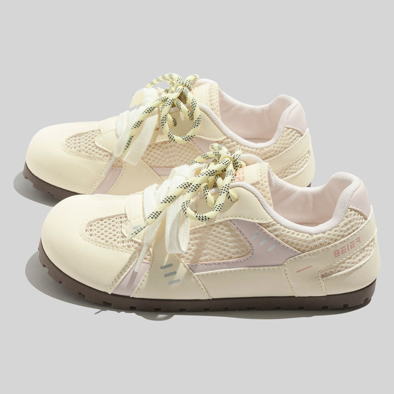Damen Sportliche Freizeitschuhe mit atmungsaktiver Mesh-Oberfläche und rutschfester Gummisohle EB