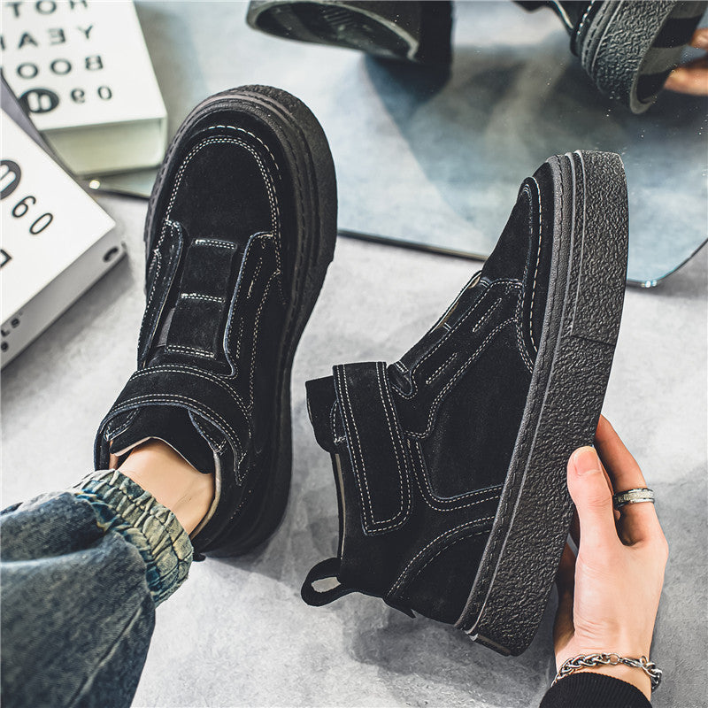 Damen Hohe Sneakers mit elastischer Einschlupf-Oberfläche und robustem Profil EB