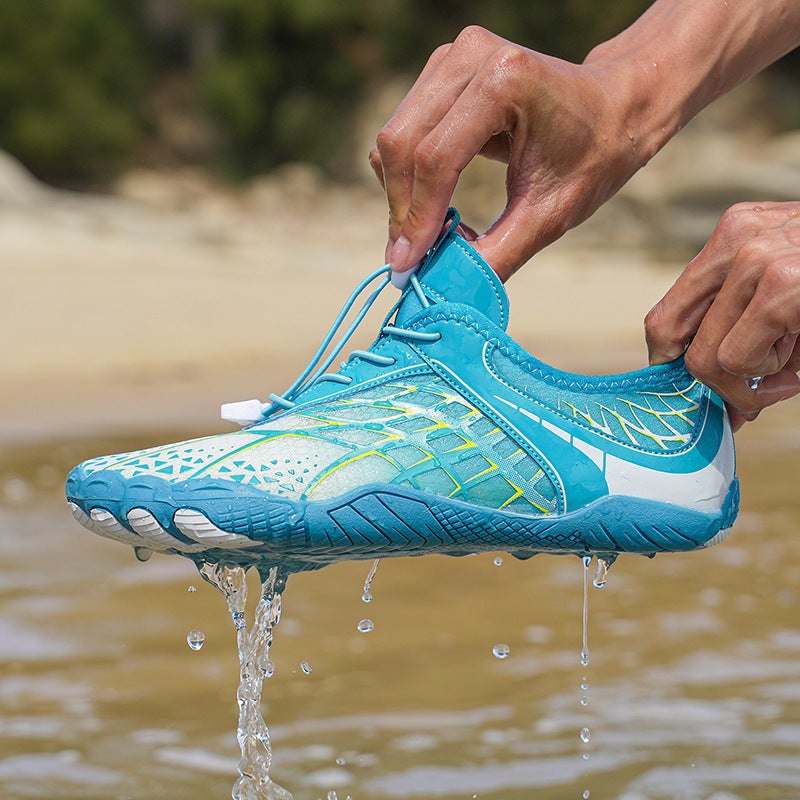 Damen wasserdichte Badeschuhe mit rutschfester Sohle und atmungsaktivem Obermaterial EB