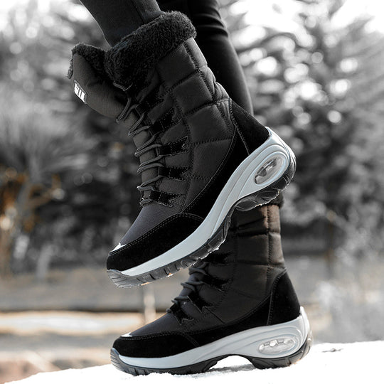 Damen winterliche Schneestiefel mit isolierendem Futter und rutschfester Sohle EB