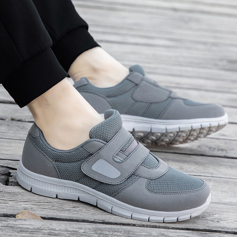 Damen Sportliche Sneakers mit praktischem Klettverschluss und atmungsaktivem Obermaterial EB