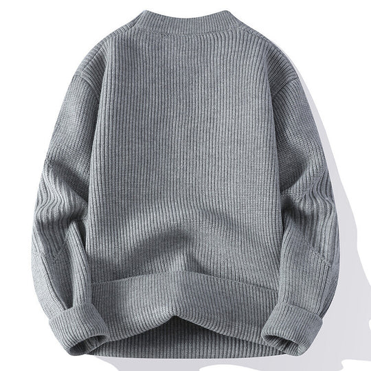 Damen moderner Strickpullover mit geometrischem Muster EB