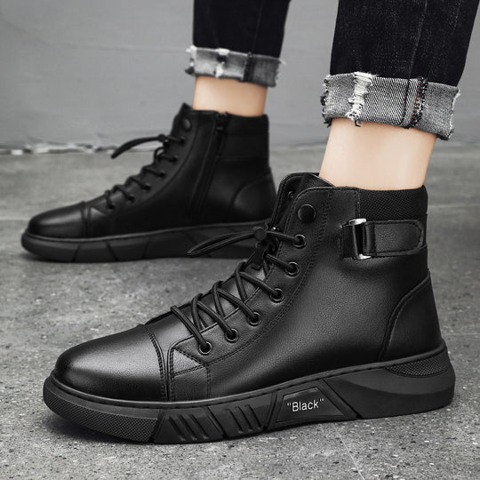 Damen Hohe Freizeitsneakers mit robustem Obermaterial und praktischem Klettverschluss EB
