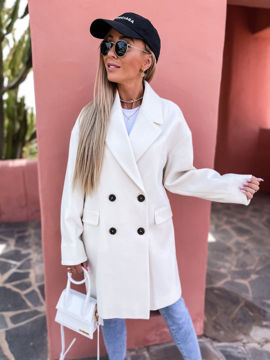 Damen Eleganter und zeitloser Oversize-Blazer EB