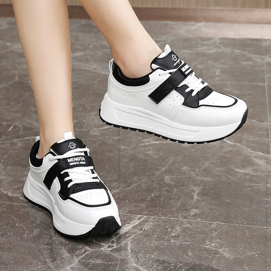 Damen modische Fitness-Sneaker mit dämpfender Sohle und atmungsaktivem Mesh-EB