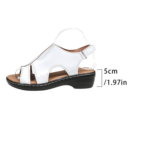 Damen Komfortable und stilvolle Sandalen mit verstellbarem Riemen EB