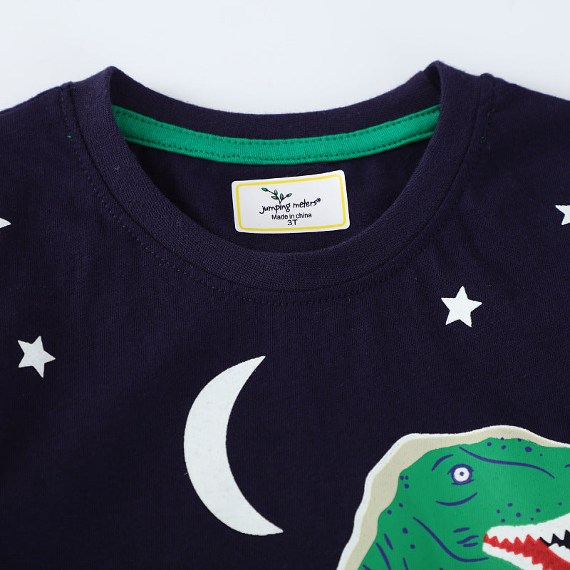 Jungen T-Shirt mit kreativem Dinosaurier-Motiv EB 1784092377