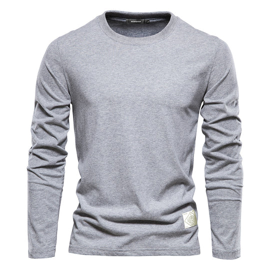 Herren Langarm T-Shirt mit hochwertigem Baumwollmix und modernem Fit EB