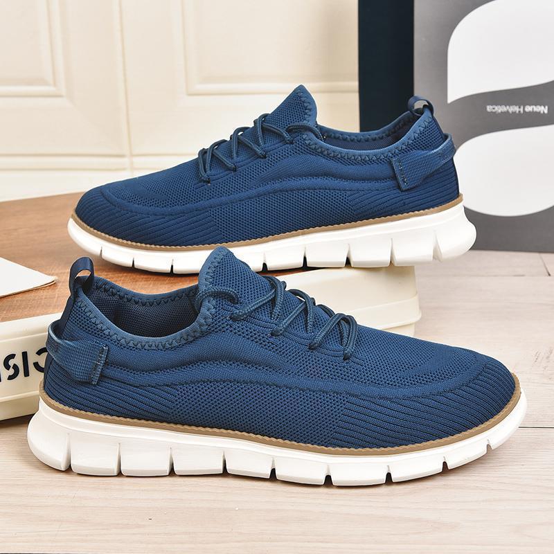 Damen Leichte und atmungsaktive Sneakers mit elastischem Obermaterial EB
