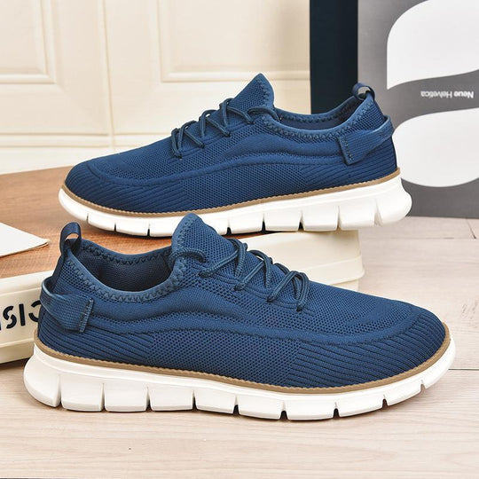 Damen Leichte und atmungsaktive Sneakers mit elastischem Obermaterial EB