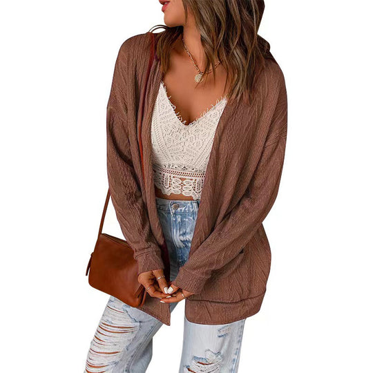 Damen lässige Long Cardigan EB