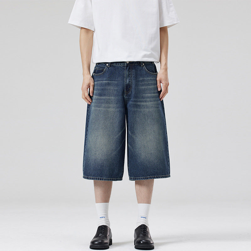 Damen Weite Denim-Culotte im lässigen Schnitt EB