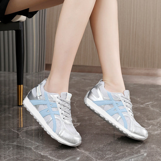 Damen Sportliche Sneakers mit atmungsaktivem Mesh-Obermaterial und dynamischer Dämpfung EB