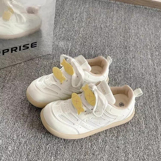 Damen Sportliche Sneaker mit verspielten Akzenten und atmungsaktiver Struktur EB