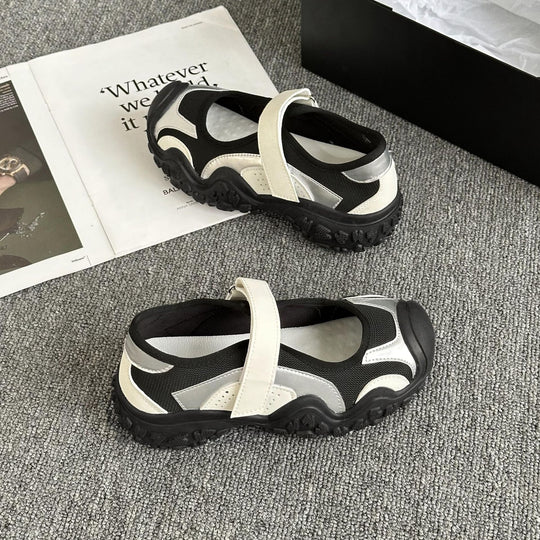 Damen Sportliche Sandalen mit verstellbarem Riemen und rutschfester Sohle EB