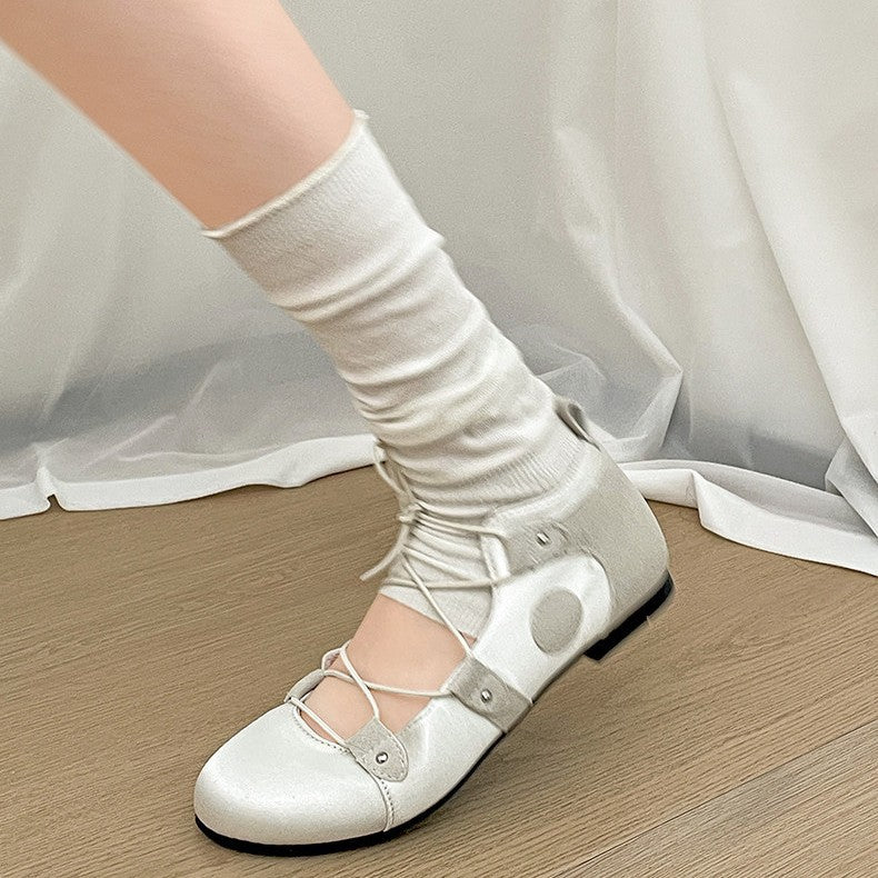 Damen Ballettschuhe mit eleganten Schnürdetails EB