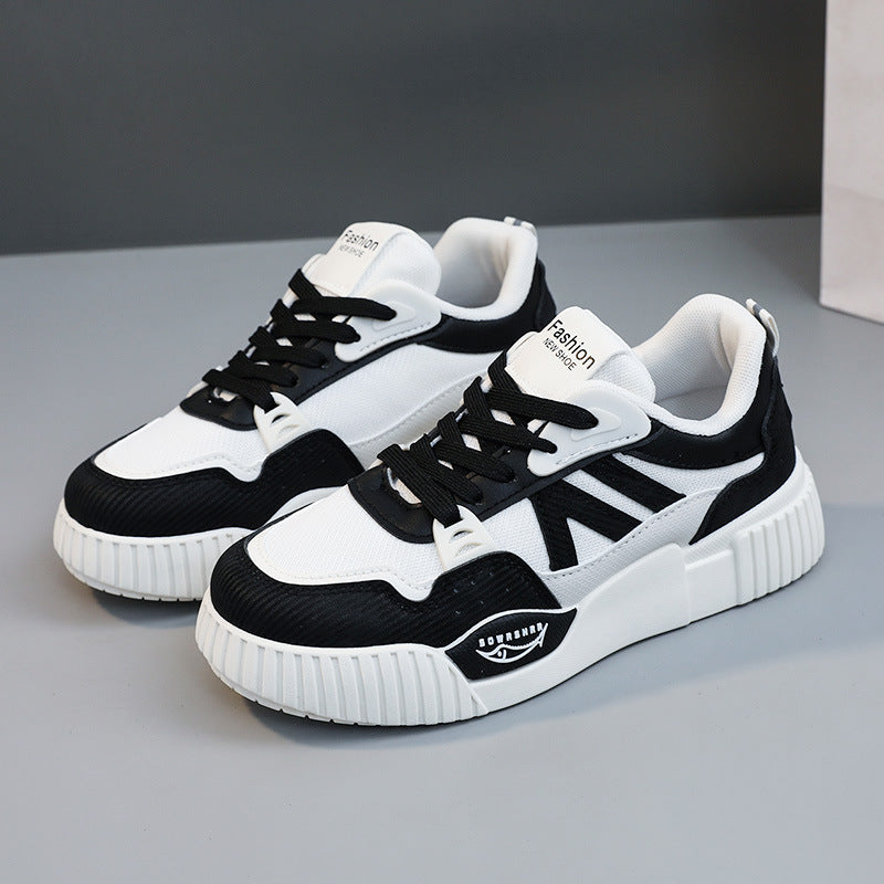 Damen sportliche Sneakers mit futuristischem Design und bequemer Dämpfung EB