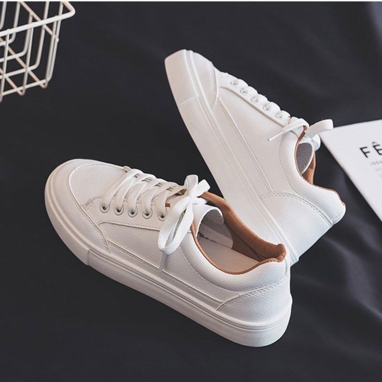 Damen Modische und bequeme Sneakers im minimalistischen Design EB