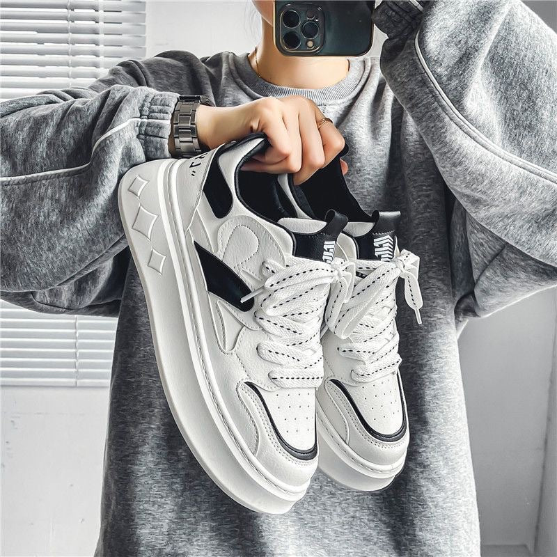 Damen Urban Stylische Sneakers mit gefütterter Sohle EB