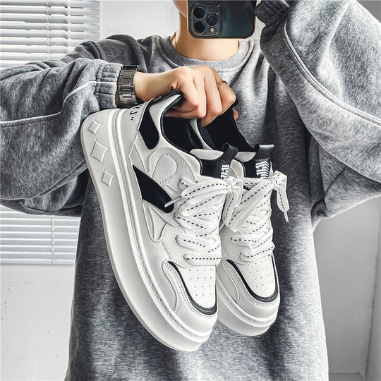 Damen Urban Stylische Sneakers mit gefütterter Sohle EB