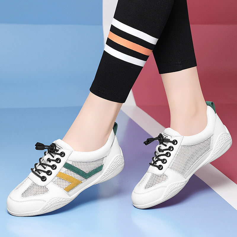 Damen Atmungsaktive Freizeitsneaker mit elastischem Schnürsystem und rutschfester Sohle EB