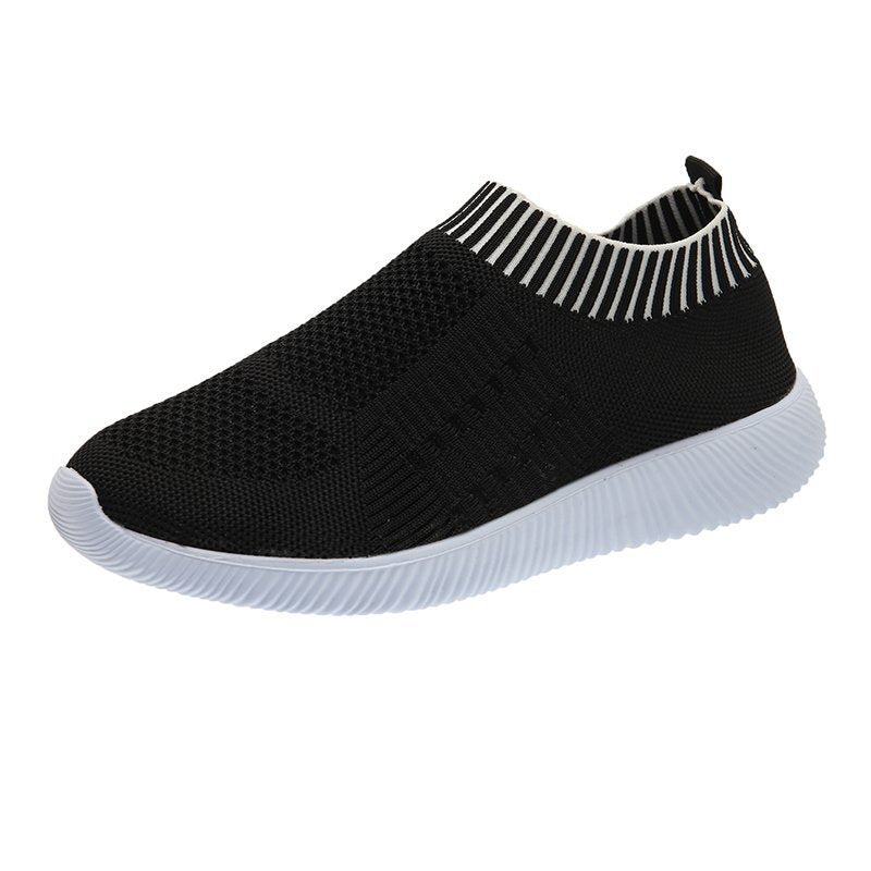 Damen Atmungsaktive Slip-On Sportschuhe mit flexibler Sohle EB