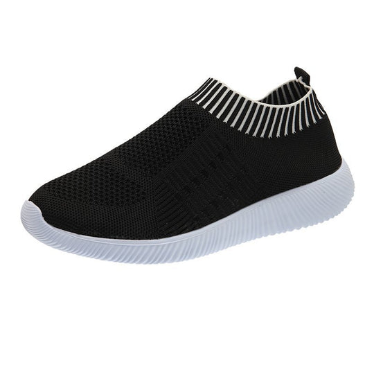 Damen Atmungsaktive Slip-On Sportschuhe mit flexibler Sohle EB