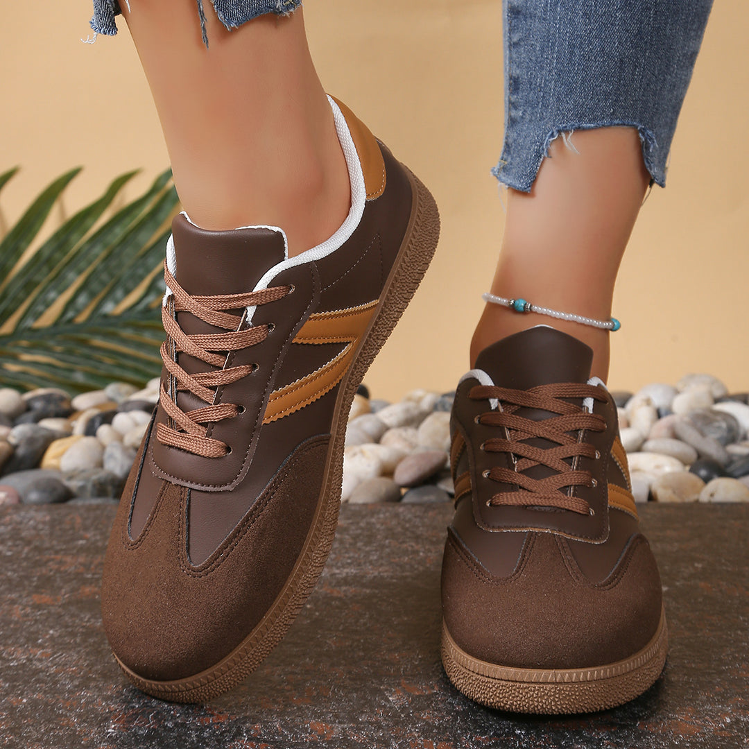 Damen Sportliche Sneakers mit atmungsaktiven Obermaterialien und rutschfester Sohle EB