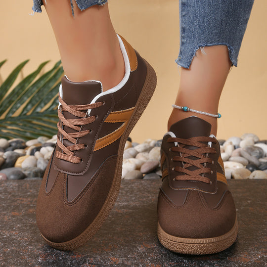 Damen Sportliche Sneakers mit atmungsaktiven Obermaterialien und rutschfester Sohle EB