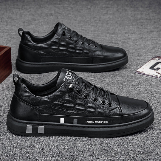 Damen Komfortable Sneakers mit trendigem Krokodil-Design EB
