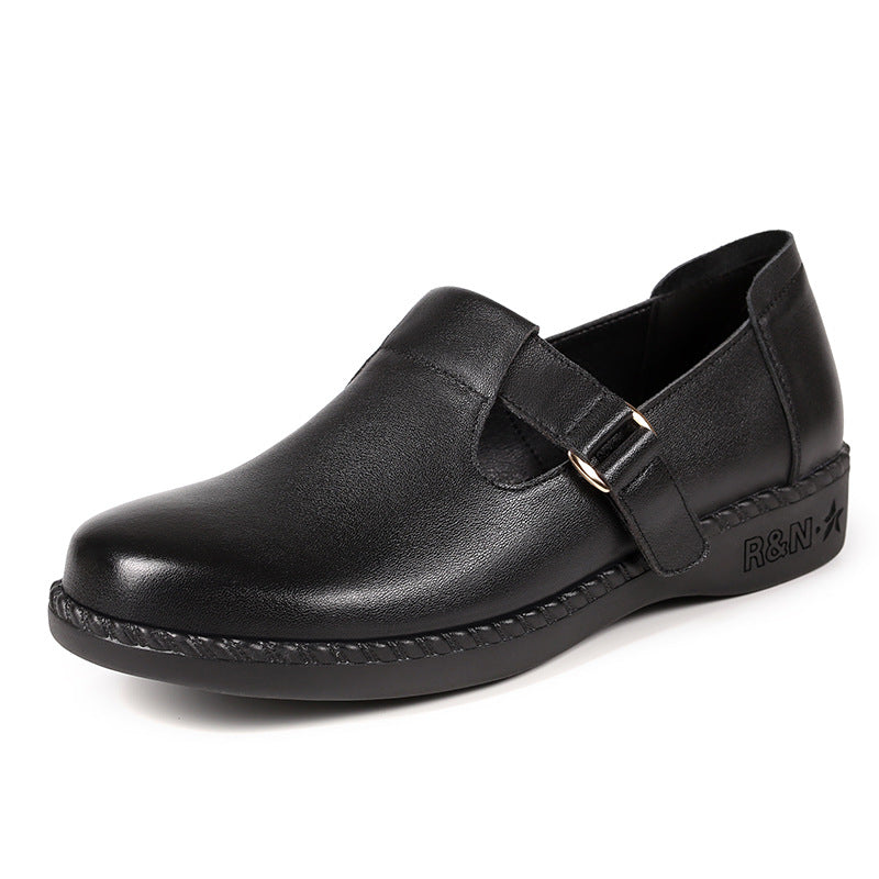 Damen Komfortable Slipper mit modischer Schnallenverzierung und anatomischem Fußbett EB