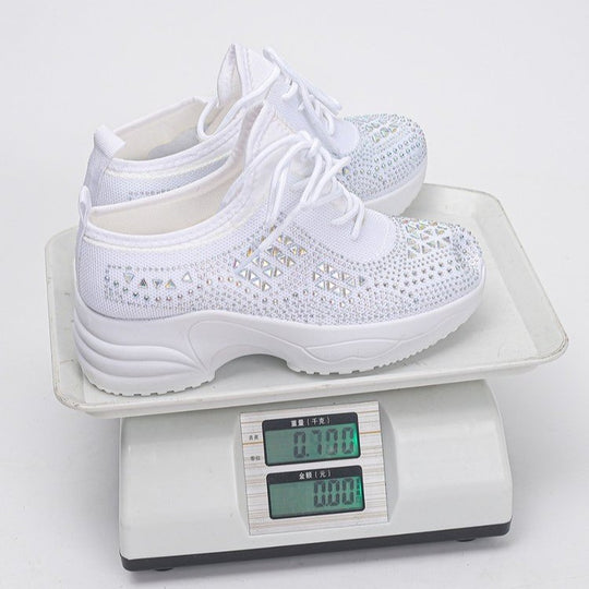 Damen Sportliche Sneaker mit atmungsaktivem Obermaterial und Komfortsohle EB