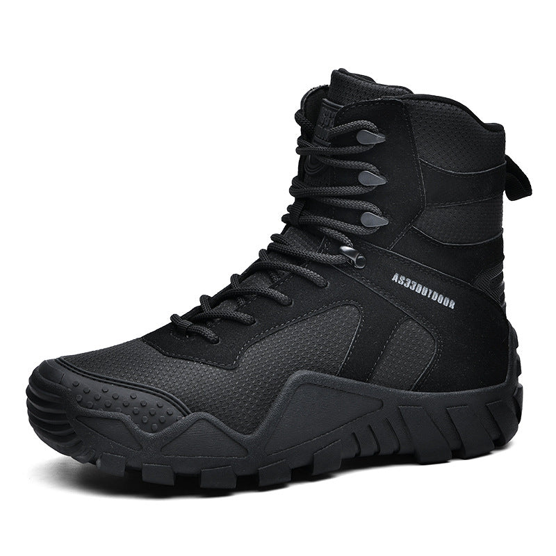 Herren Tactical Boots mit verstärktem Knöchelschutz und rutschfester Sohle EB
